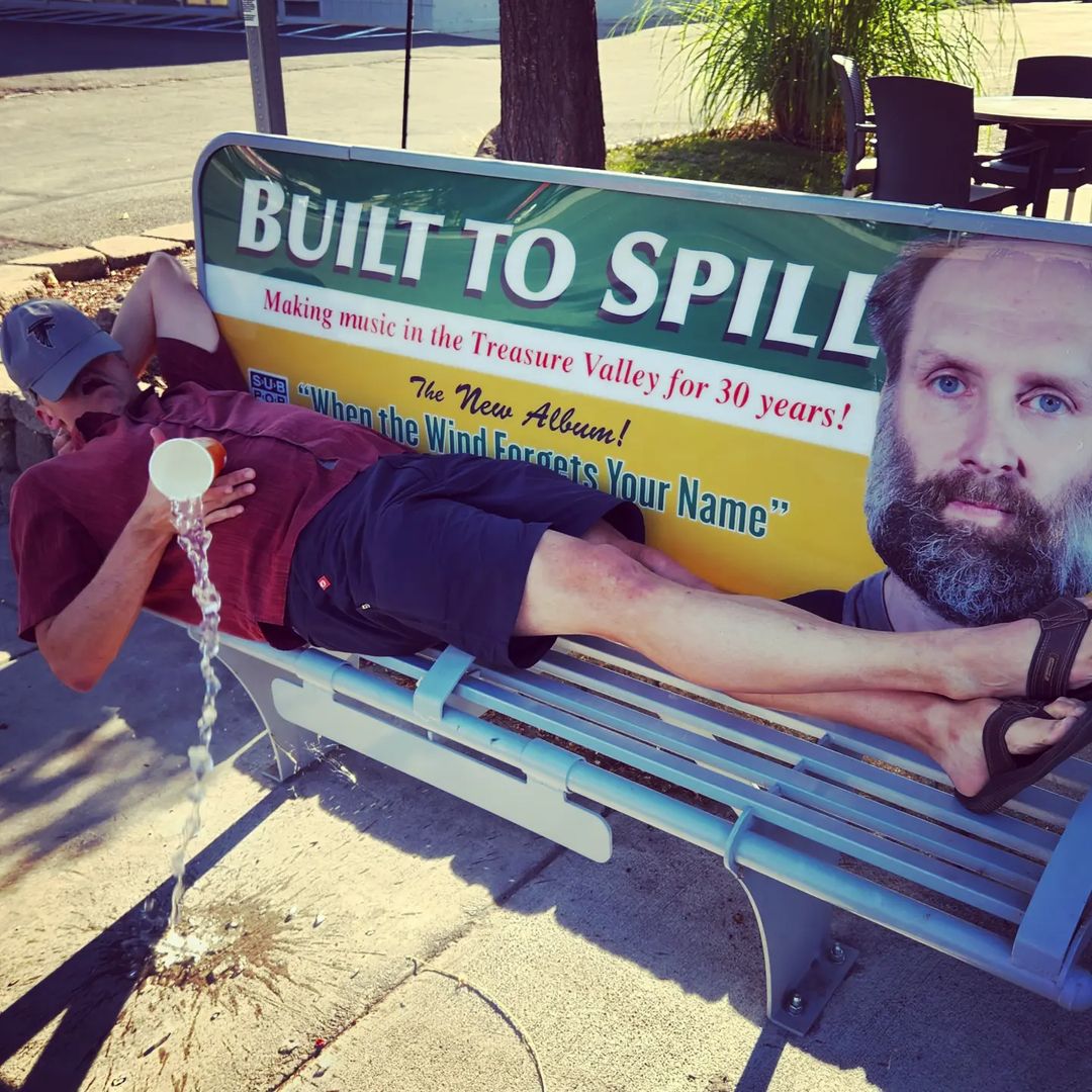 subpop's tweet photo. You're not Gonna Lose with this one!
Congrats to the winners of the #builttosit IG vinyl giveaway!
You can still sit with "Doug" in Boise, ID (we have the bench for a year). @Built_2_Spill's new album, 'When The Wind Forgets Your Name' is out now-> https://t.co/sCfJgfkJEh https://t.co/E6hPVKXdNQ
