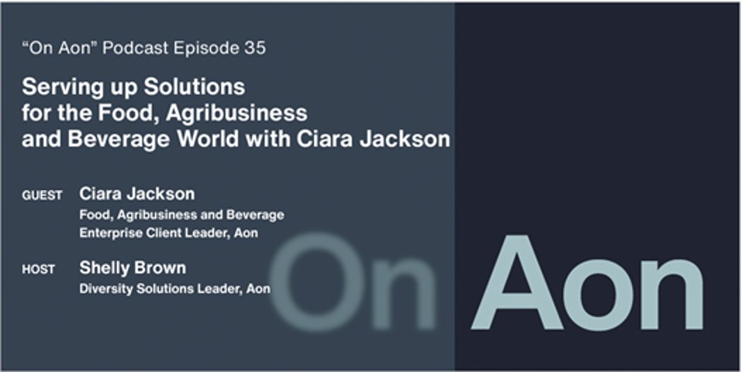 Aon on Twitter "In episode 35 of our OnAonPodcast, host Shelly Brown