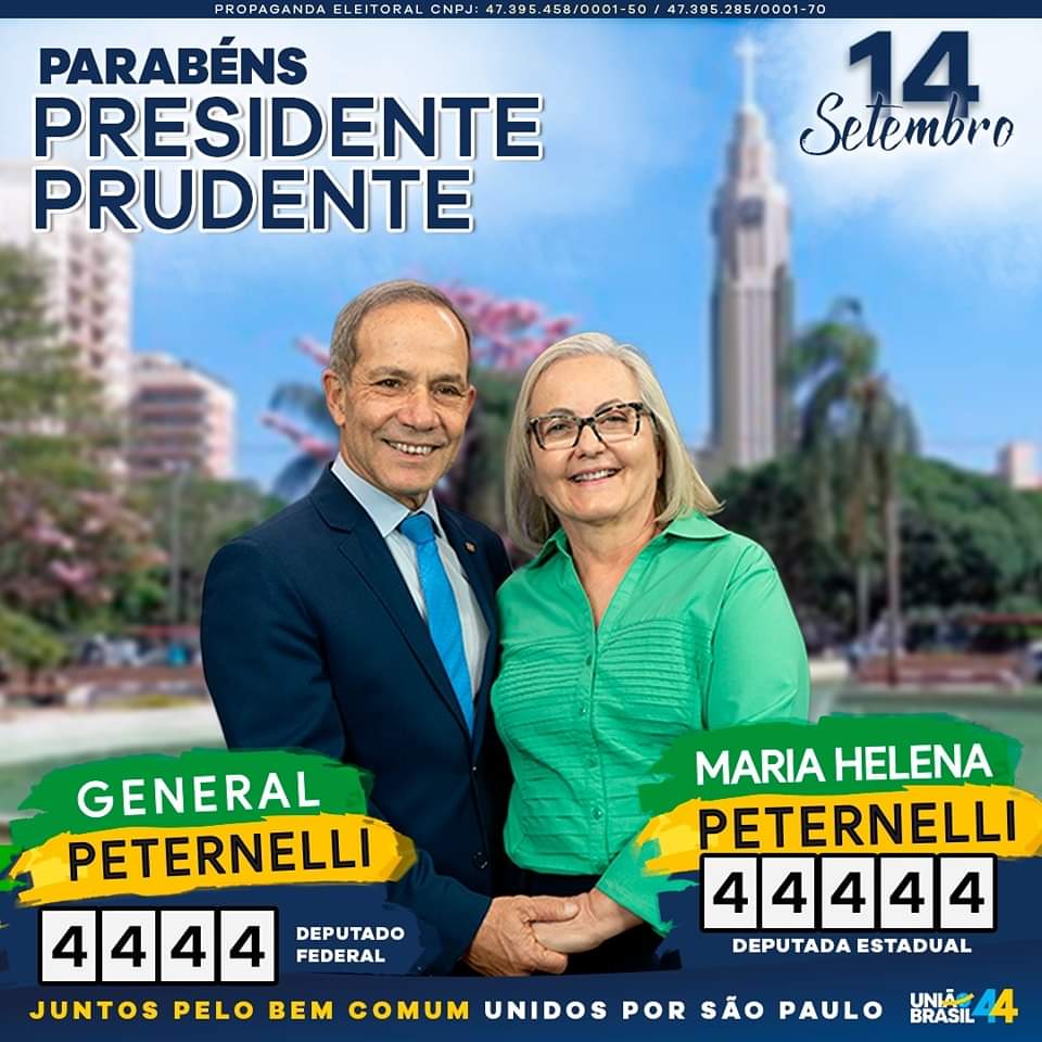 GenPeternelli's tweet photo. 🎺Parabéns Presidente Prudente #14deSetembro #Aniversário #PresidentePrudente #SãoPaulo 🇧🇷 https://t.co/5FezTgSfrY