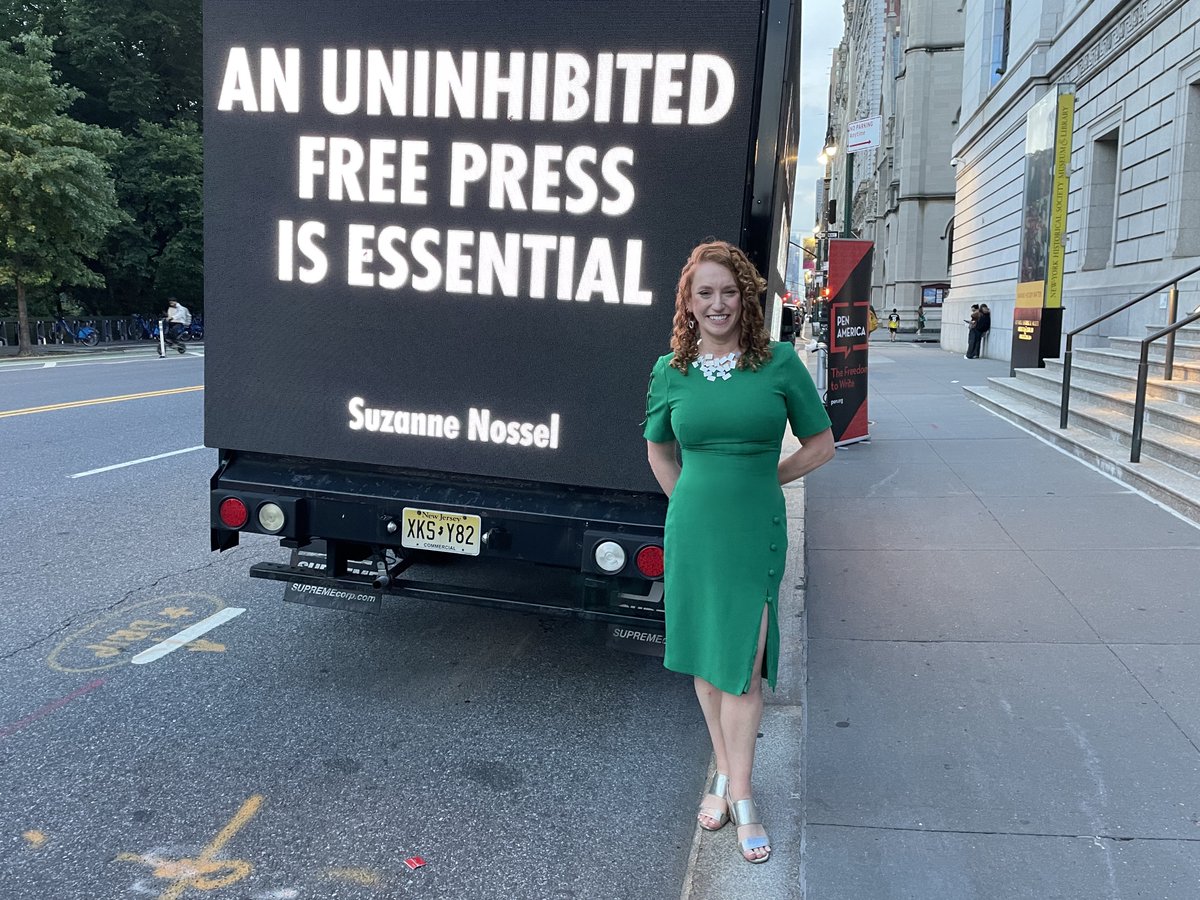 PENamerica's tweet photo. #SpeechItself made a stop at @NYHistory during PEN America's #WordsOnFire symposium.
Jenny Holzer's new installation will light up @rockcenternyc 8PM-10PM ET starting Wed., Sept. 14 and each evening through Sun., Sept. 18.
Details: https://t.co/kcyXNUxz8X https://t.co/pG221DNhC2