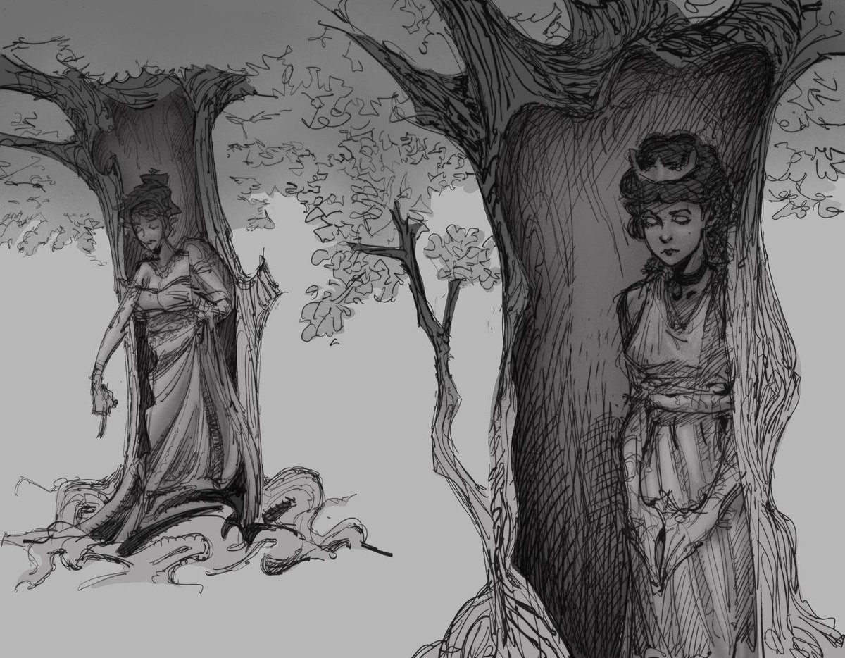 fluaw's tweet photo. Tree Nymph Concept https://t.co/KOSrQcWn7E
