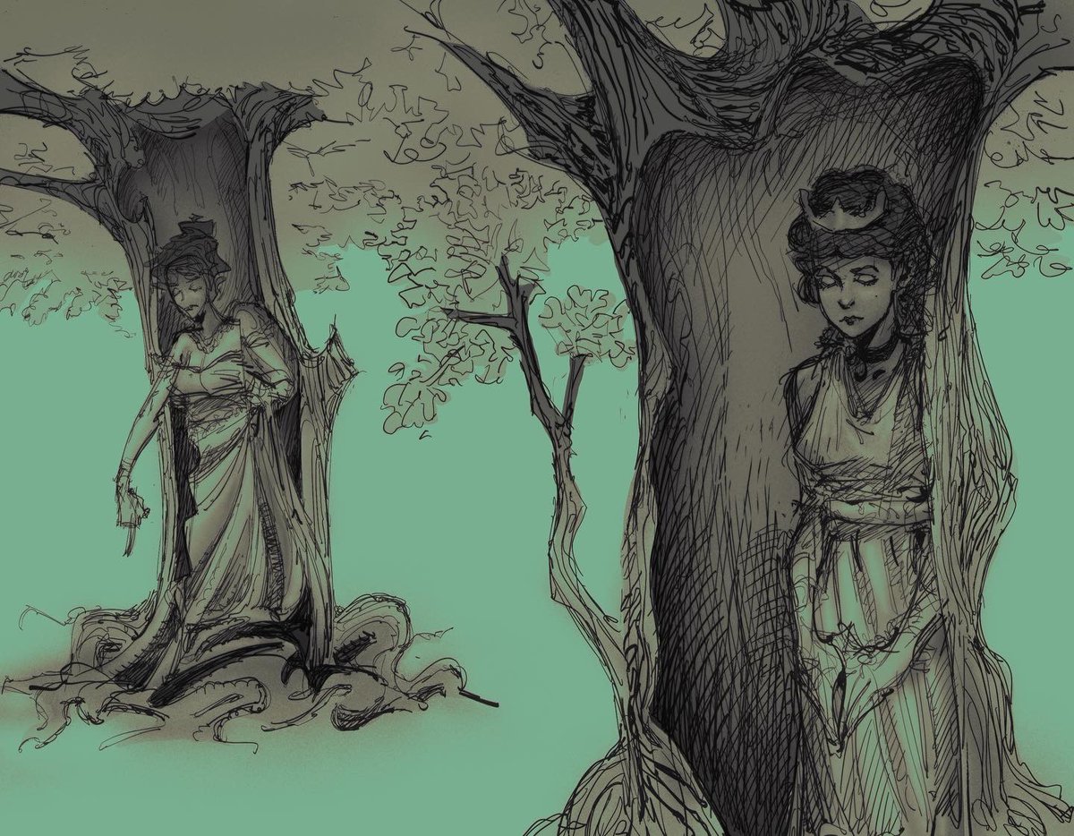 fluaw's tweet photo. Tree Nymph Concept https://t.co/KOSrQcWn7E