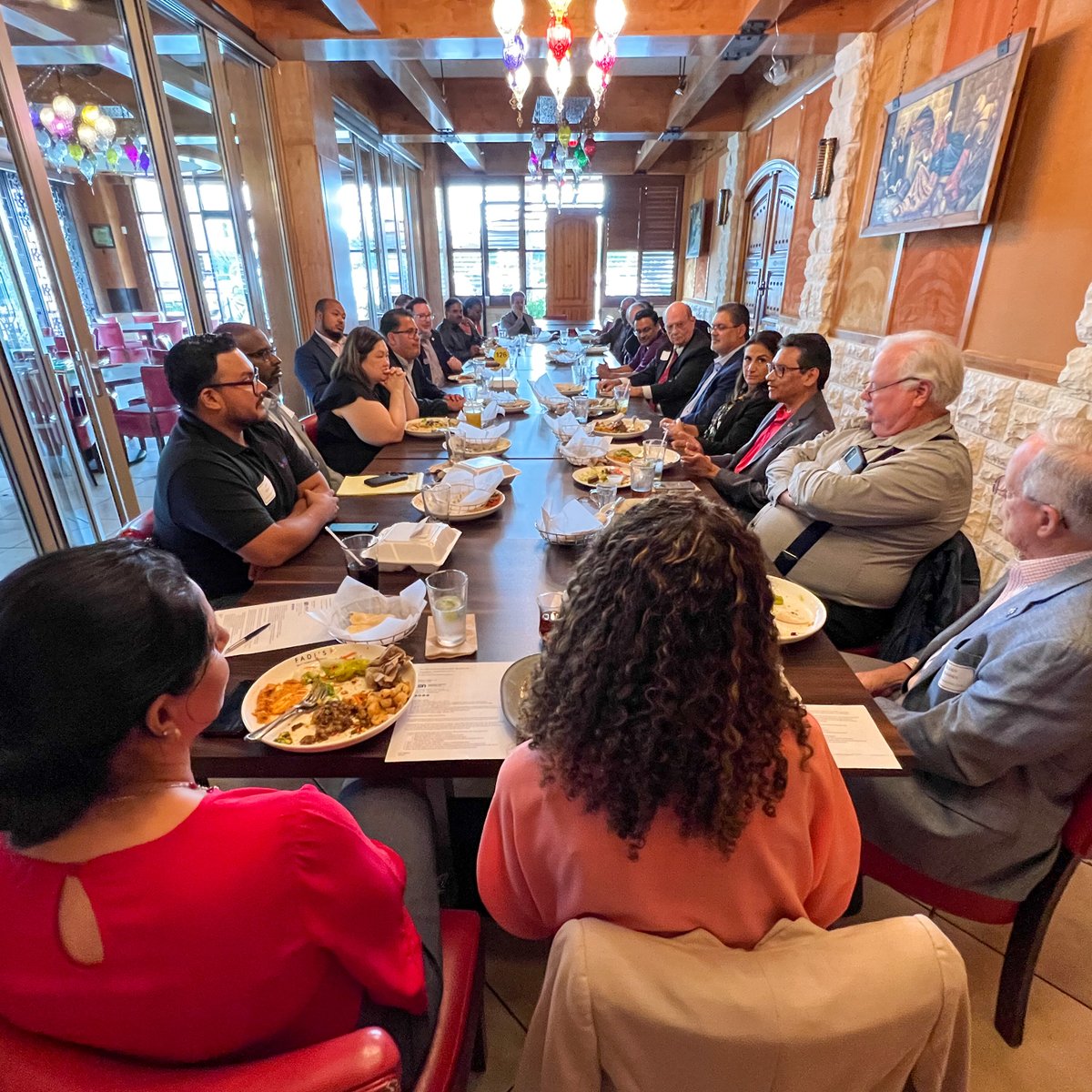 ACECHouston's tweet photo. Members learned how successful small firm biz owners started a firm, grew it, and overcame challenges during our roundtable. Thanks to Sudhakar Kalaga | @KITProfs, Bonnie Moss | @MBCOEngineering, and Melvin Spinks | @civiltecheng, A @woolpert Company for sharing words of wisdom. https://t.co/zzwBbgWf4X