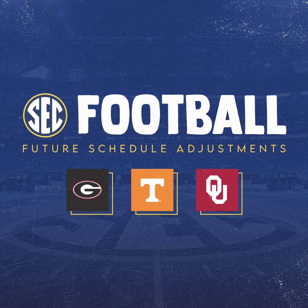 Southeastern Conference on Twitter "SEC announces future schedule