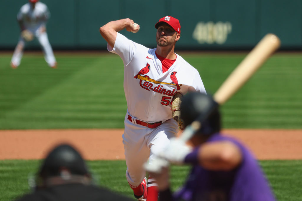 Mo0450's tweet photo. A record breaking start #325 as battery mates for these two!!! I am a huge fan of both of them!!! Let's Go Yadi and Waino!!!! Let's Go Cards!!! #STLCards    
@UncleCharlie50 @Yadimolina04 @Cardinals https://t.co/U3GKxqcU12