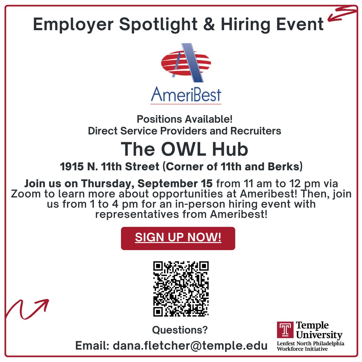 TOMORROW join us in our employer spotlight with Ameribest!