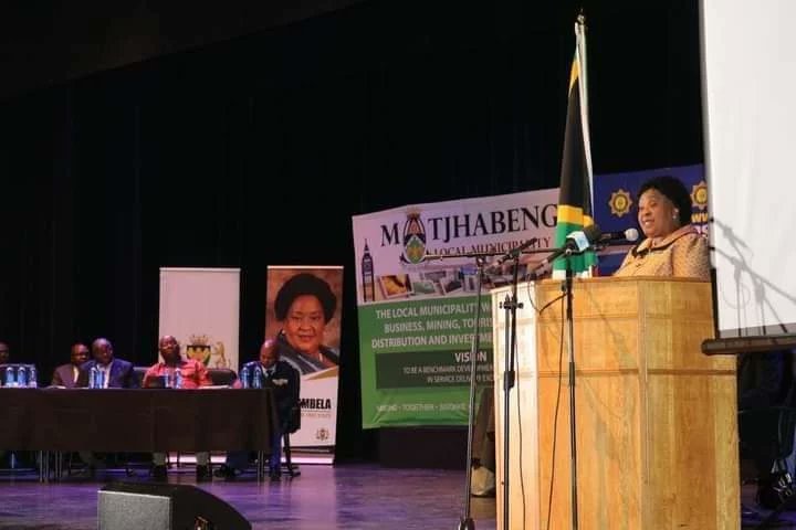 fsdepartment's tweet photo. MATJHABENG LOCAL MUNICIPALITY HOSTS A TWO DAY SAFETY AND SECURITY SUMMIT, IN WELKOM.
The summit is convened by Matjhabeng local municipality in collaboration with South African Police Service under the theme: SAFETY THROUGH MULTI-COLLABORATION ON LOCAL LEVEL. https://t.co/0fW8AGBcCH