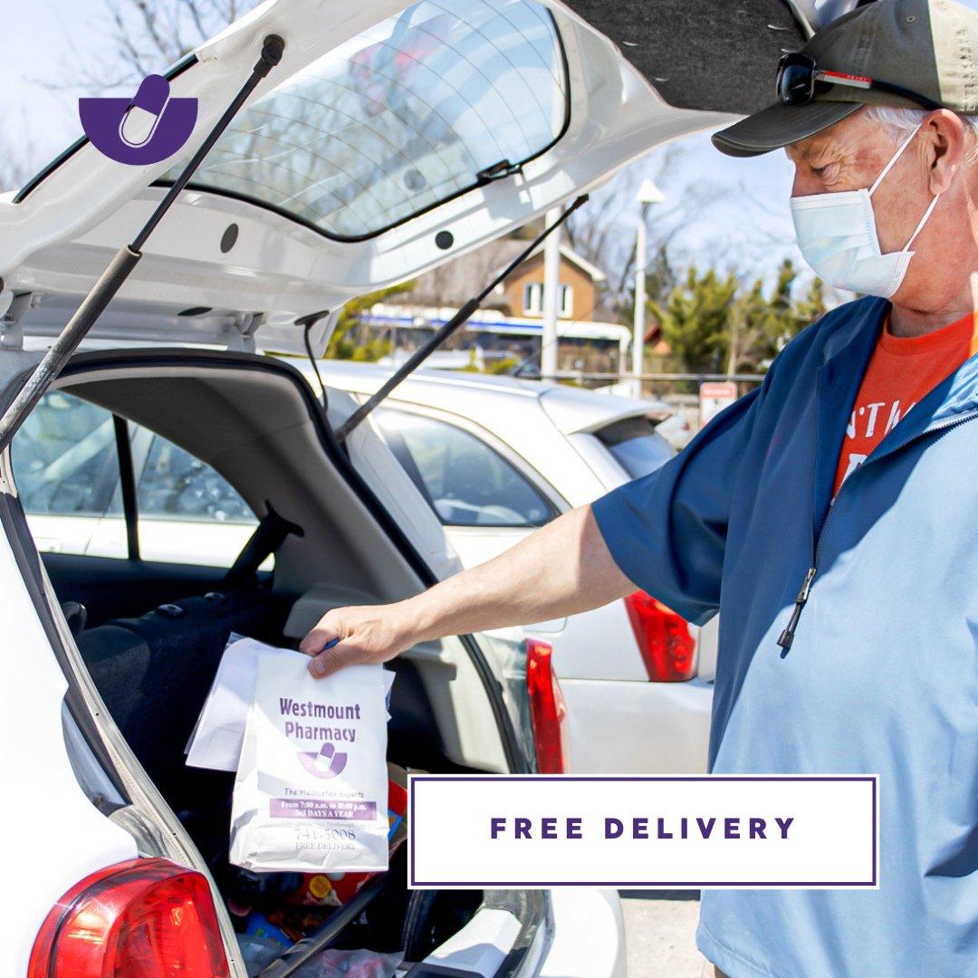 WestmountPharm's tweet photo. Free up your day and get #medications delivered directly to your home. Order by phone, and choose from one of our three delivery times: 10 AM, 1 PM and 3 PM. #samedaydelivery
☎️ 1-705-741-5008 https://t.co/i72FJjxEiw