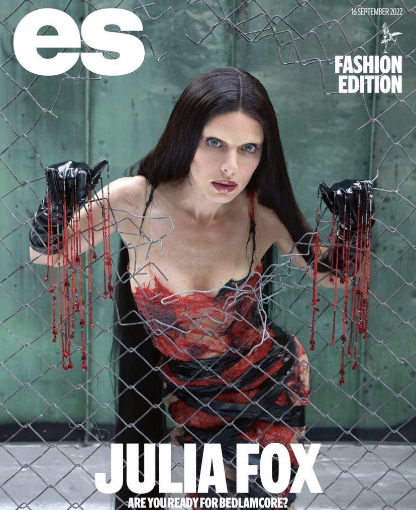 Julia Fox is a lemáine girl for ES Magazine