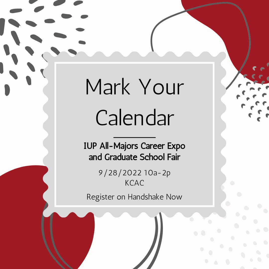 IUP Graduate Admissions on Twitter "Register now for IUP's annual