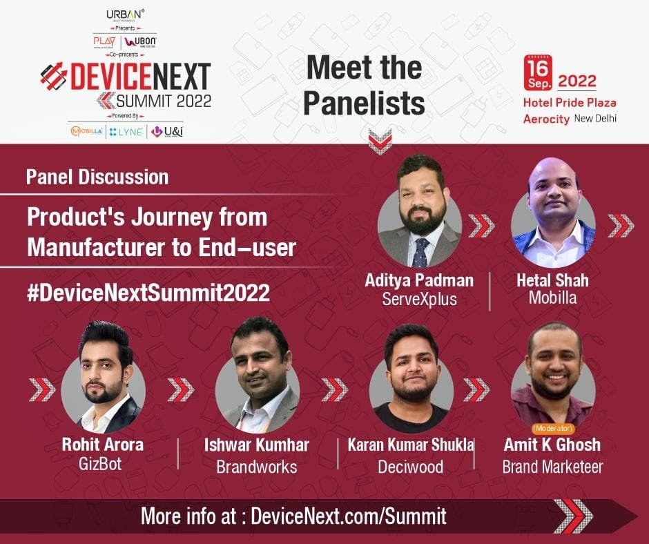 rohitarora_25's tweet photo. Join us at DeviceNext Summit 2022 to gain insights on how brands and consumer tech manufacturers decide on strategies, product marketing &amp; roadmap to enhance the end-user experience.
#Devicenextsummit2022 
#technology 
#productmarketing https://t.co/wtMFtTrKef