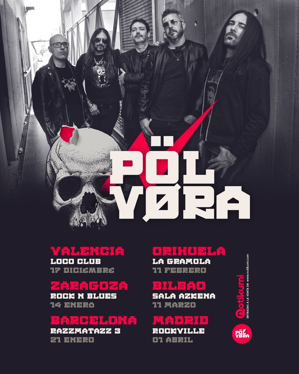 404Polvora's tweet photo. Añadimos Orihuela y Bilbao a las fechas ya anunciadas!! 🍻🍻Continuamos con la grabación de lo que será nuestro primer disco, tenemos unas ganas infinitas de presentaros todos estos temas en directo!! 
🔥🔥🔥
Anticipadas ya a la venta en 
https://t.co/7sam84knB8

📷 Mía Wolf https://t.co/jQdg2HxluL