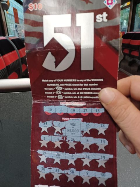 DCLottery's tweet photo. Seth L. quickly scored a $1000 win with our 51st scratcher!! Play our 51st scratcher at your favorite DC Lottery retailer!! #LotsOfPeopleWin #ItsFunToPlay https://t.co/KLnsdLX21g
