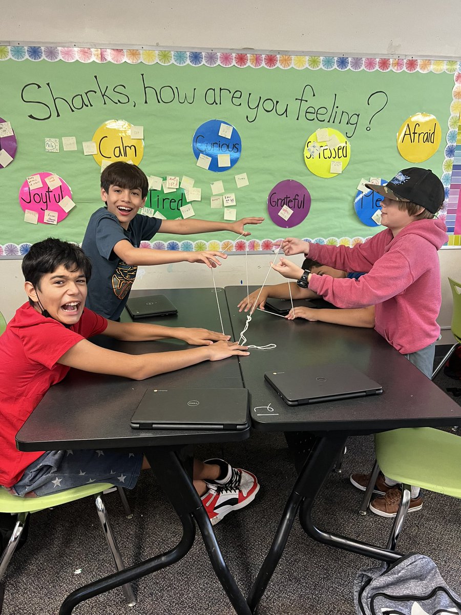 Sparking creativity is #bettertogether always!! Sts were making these shapes in teams and they had so much fun in the productive struggle!! <a href="/VIDASHARKS/">VIDA (6-8 Magnet)</a>