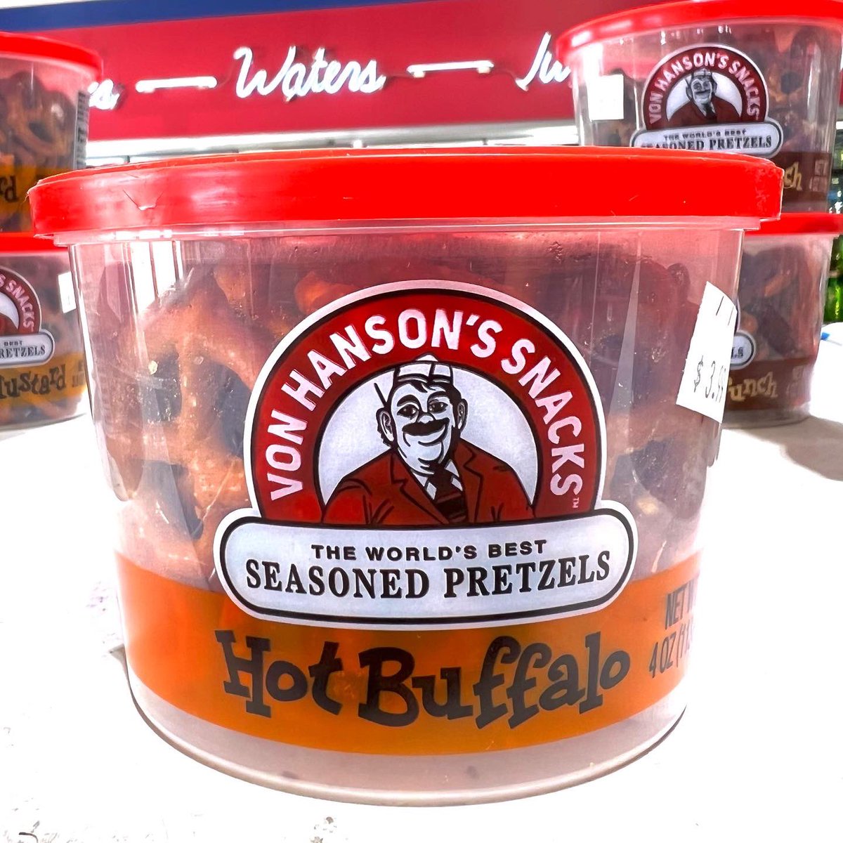 GoSimonson's tweet photo. New Product Alert‼️

@vonhansonssnacks Seasoned Pretzels now available at Simonson’s! These pretzels are packed full of delicious flavors, I’m Knot kidding🥨
•
•
•
#gosimonson #vonhansons #pretzels #conveniencestore #minnesota #seasonedpretzels #snacks #puns #newproduct #new https://t.co/9I1VBCSQus
