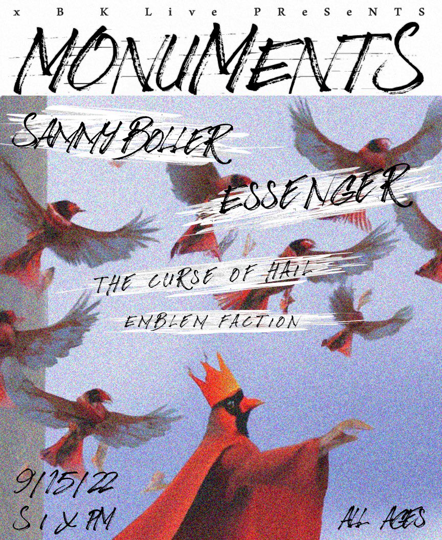 shiffilis's tweet photo. T O M O R R O W  in  D S M
#xbklive #desmoines #dsm #djent #thisismonuments #monumentsband #essenger #sammyboller #andycizek #andycizek #midwesthardcore #IA #progressivemetal #iowahardcore https://t.co/6PrelAE2MU