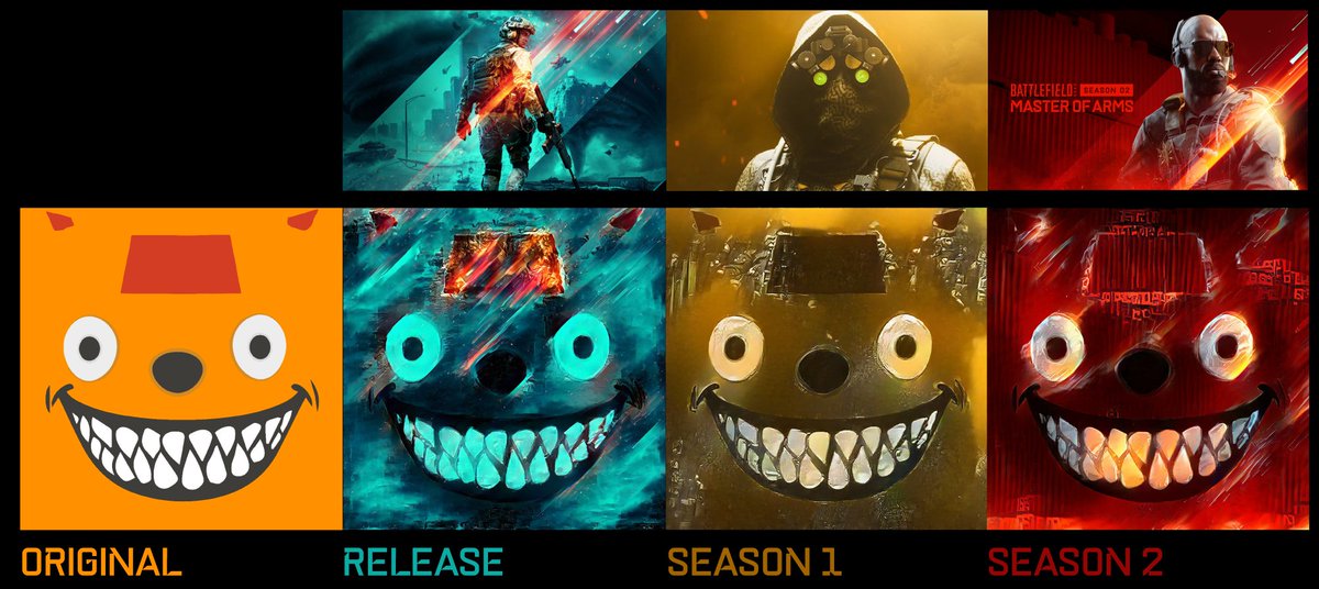 carbonicdk's tweet photo. I dare @Battlefield to spot the pattern in my avatar looks. #Battlefield #Battlefield2042 https://t.co/sh121BdxxX