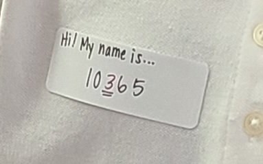 MrsNovakovich's tweet photo. "Hi, my name is ten thousand three hundred sixty five but you can call me three hundred!" We changed our names for the morning and practiced saying large numbers, as well as identifying the value of a digit based on its place. Fun way to start our morning 🌞🔢 https://t.co/sXYw0Et6Px