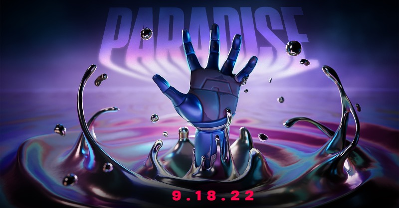 iannzits's tweet image. #Fortnite Capítulo 3: Temporada 4 — Paraíso 
18.09.2022

Ao citar a palavra "Chrome" em algum dos 4 tweets teasers do @FortniteGame, você receberá uma dessas quatro versões finais dos teasers da nova temporada.