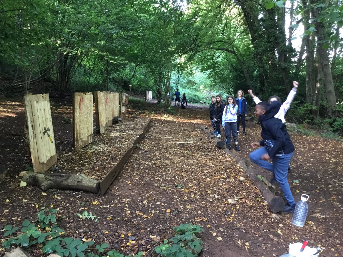 StPetersYearSix's tweet photo. Year 6 had the best time practicing their axe throwing skills! https://t.co/Sy4NJ5DqKk