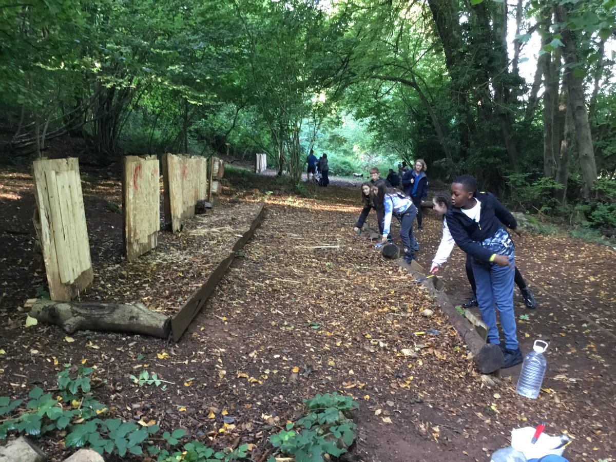 StPetersYearSix's tweet photo. Year 6 had the best time practicing their axe throwing skills! https://t.co/Sy4NJ5DqKk