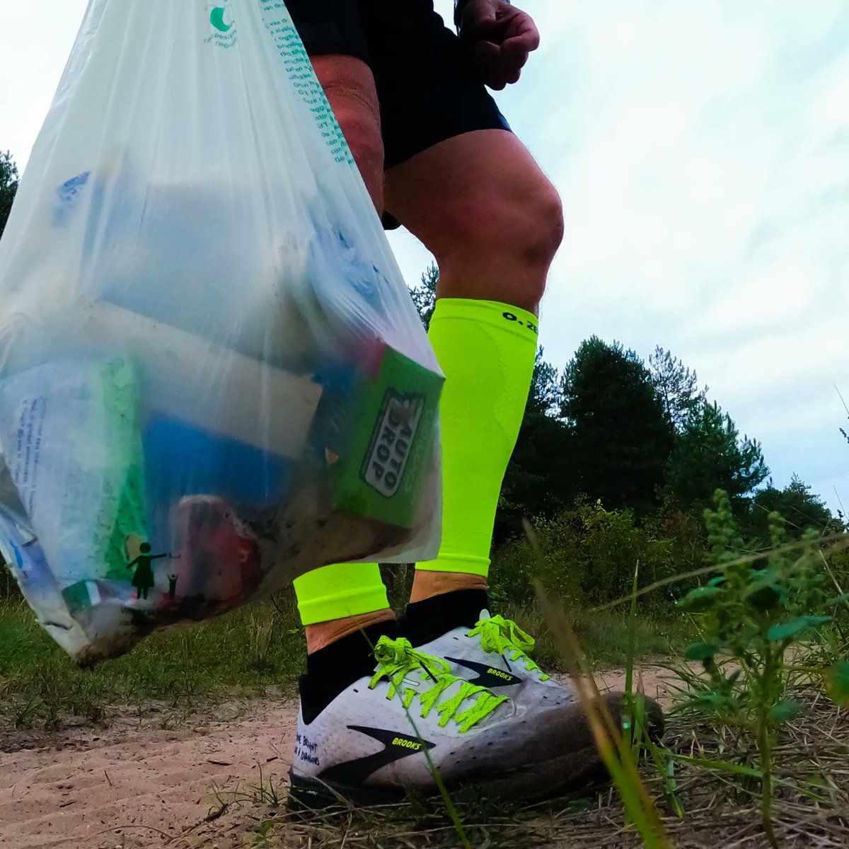 Hello shorter days and plogging in brighter gear