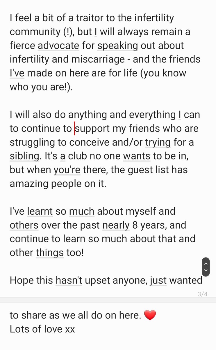 m_ivf's tweet photo. A little update from little old me📢 
Please don't read if you don't feel strong enough as it comes with a
 *trigger warning *
I am really nervous to share but you lot are all so lovely, I felt I wanted/needed to 🥰
#infertilitycommunity #IVF #rainbowbabies #friendship ❤️ https://t.co/3Tpb91xXnr