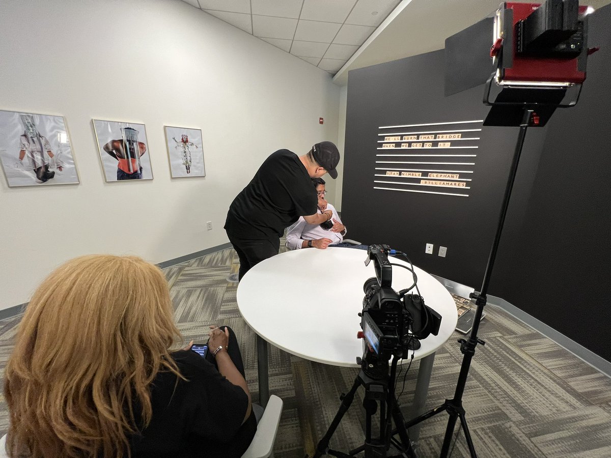 WDCEP's tweet image. On set for our upcoming DC Stories episode featuring @thinknimblelabs