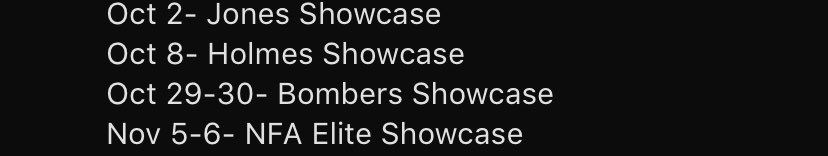 So ready to compete with my teammates this fall!! Here is an schedule for East Mississippi Force  18u.. Come watch us!!