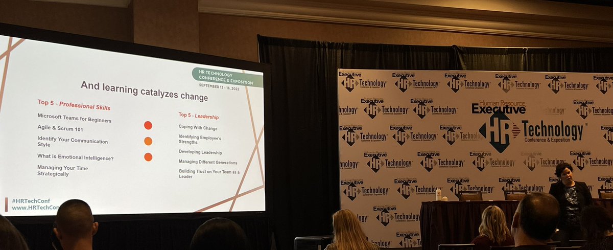 “Nobody cares about Gen X.” A sad fact shared by <a href="/SummerCLOsays/">Summer Salomonsen</a> of Cornerstone that got many, many laughs. 😢🤣Insightful presentation about learning content at #HRTechConf