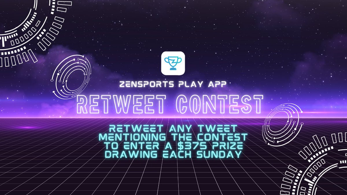 🚨 ZenSports Play Retweet Contest!🚨

Retweet any of our tweets that mention the ZenSports Play Extravaganza Contest &amp; automatically be entered to win a weekly prize drawing of $375!

Complete details here: zensports.com/blog/zensports…
