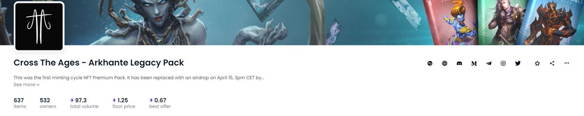 LTosdf's tweet photo. wow x2 Arkhante Booster Primus Pack 0.68 eth

https://t.co/zlRNgwI16P

https://t.co/JLvE7njpAY

#arkhante #booster #crosstheages https://t.co/RIVYhOYzrO