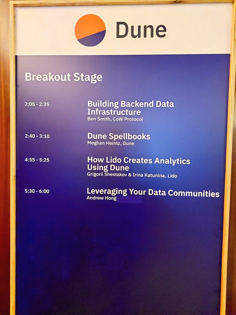We've got a 🔥 speaker lineup for DuneCon tomorrow 

If you couldn't make it to Berlin, you can still tune into the stream 

Mainstage:

youtube.com/watch?v=VySFua…

Breakout:

youtube.com/watch?v=VEvk-i…

🧙‍♂️🧙‍♂️🧙‍♂️