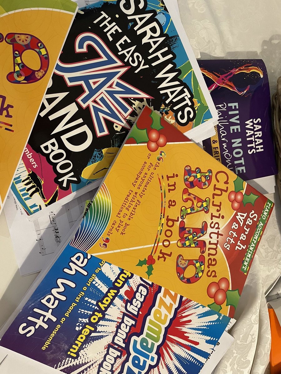 I wonder how many other primary music teachers have a kitchen table like this in September?  Thanks <a href="/sazzashrimp/">sarah watts</a> for all the great music!