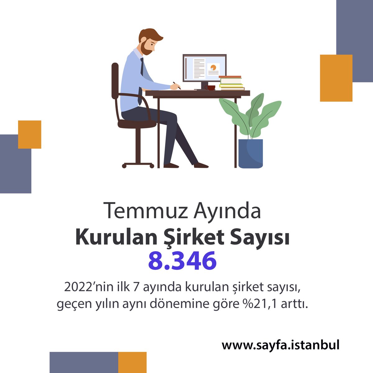 sayfaistanbul's tweet photo. #Temmuz 2022 Yeni Kurulan #Şirket İstatistikleri
İstanbul'da kurulan şirketler: https://t.co/sSbGZkVwU2 https://t.co/S3vj8qY6il