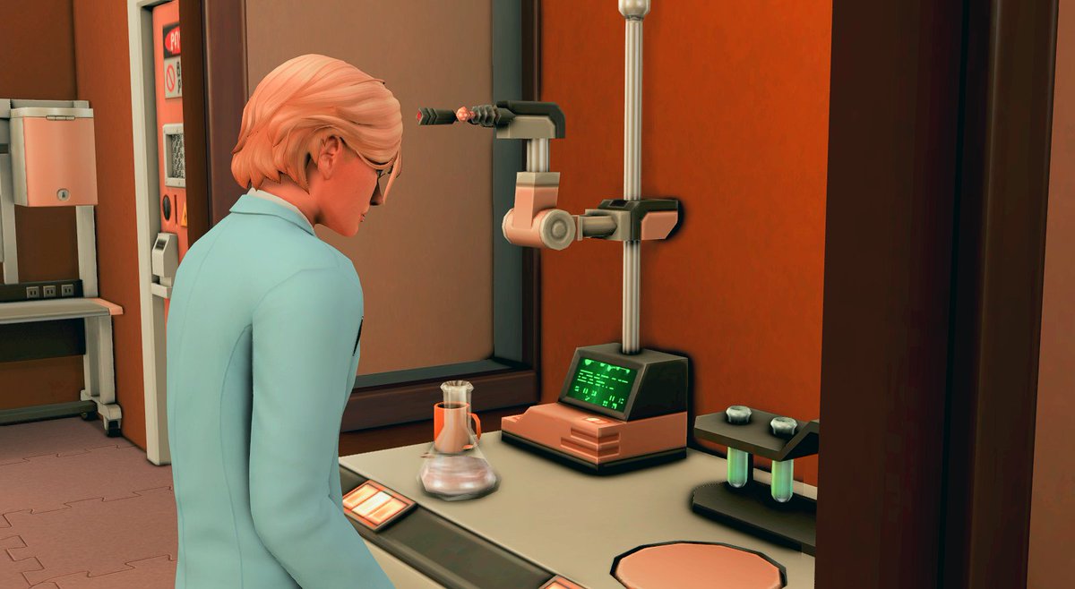 Howell_Legacy's tweet photo. A day in the life of a lab technician ♥️
#sims4 #Ts4 #sims4realmofmagic #sims4gettowork #showusyoursims https://t.co/3SIIzL9bL6