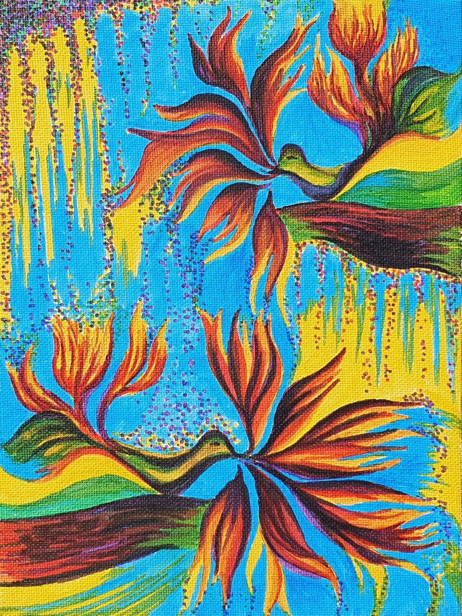 VKacergiene's tweet photo. Vaida free art. Birds of paradise. Textile felttippen drawing on streched canvas 18×24 cm.
#drawing #artshare #ArtistOnTwitter #art #abstractart #abstractdrawing #figurative #illustrationartist #illustrateur #illustrationart https://t.co/Aow3yCLwPr