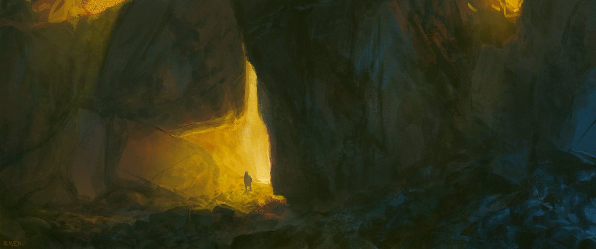 ✨ Enter the golden cave ✨