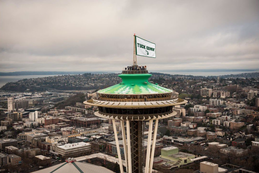 BarstoolMSU's tweet photo. Seattle acknowledging that Tuck is Comin @Barstoolhuskies https://t.co/WJe2KyoR71
