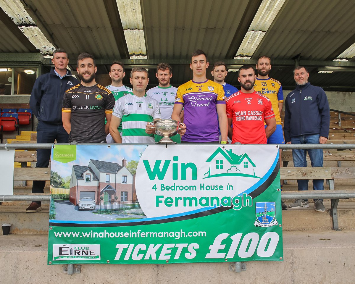 WIN A HOUSE IN FERMANAGH (@winahouseinferm) on Twitter photo Good luck to <a href="/ErneGaelsGAC/">Erne Gaels Belleek</a> <a href="/RosleaGFC/">Roslea Shamrocks GFC</a> <a href="/TeemoreGFC/">Teemore Shamrocks GFC</a> <a href="/ederneygaa/">Ederney GAC</a> @DgonnellyHarps <a href="/KinawleyGFC/">Kinawley GFC</a> <a href="/belnaleckGAC/">Belnaleck GAC</a> <a href="/enniskillengaa/">Enniskillen Gaels</a> in Round 2 of the <a href="/FermanaghGAA/">Fermanagh GAA</a> Senior Championship this weekend. <a href="/ClubEirne/">Club Eirne</a> <a href="/ClubEirneUSA/">ClubรirneUSA</a> Good luck to <a href="/ErneGaelsGAC/">Erne Gaels Belleek</a> <a href="/RosleaGFC/">Roslea Shamrocks GFC</a> <a href="/TeemoreGFC/">Teemore Shamrocks GFC</a> <a href="/ederneygaa/">Ederney GAC</a> @DgonnellyHarps <a href="/KinawleyGFC/">Kinawley GFC</a> <a href="/belnaleckGAC/">Belnaleck GAC</a> <a href="/enniskillengaa/">Enniskillen Gaels</a> in Round 2 of the <a href="/FermanaghGAA/">Fermanagh GAA</a> Senior Championship this weekend. <a href="/ClubEirne/">Club Eirne</a> <a href="/ClubEirneUSA/">ClubรirneUSA</a>