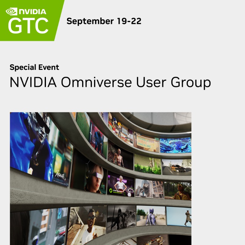 nvidiaomniverse's tweet photo. Curious who won the inaugural #NVIDIAOmniverse #developer contest? 🏆

Don't miss our #GTC22 User Group to find out how folks across the globe used #OmniverseCode to #ExtendOmniverse.