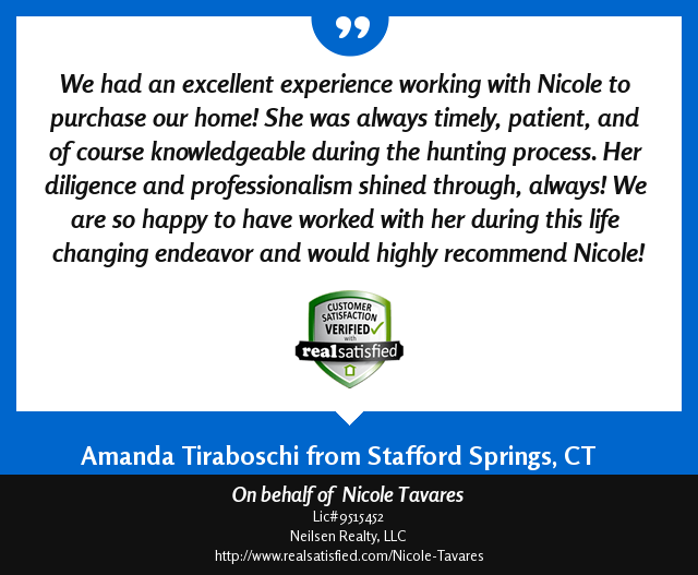 NTavaresRealtor's tweet photo. You know what makes me happy? A happy client. https://t.co/zD94gifopS via @realsatisfied https://t.co/4WLqVabSdN