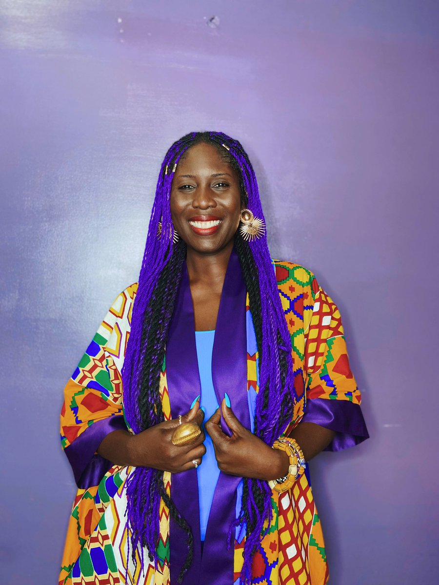 kuukssss's tweet photo. Meet costume designer Miss Afriyah. 
The only Ghanaian woman who worked on The Woman King. 

She was the coordinator for all the Ghana operations (Wardrobe) and also costumed the scenes shot in Ghana.

I am so proud of you!!
Ghana is proud of you! 🇬🇭❤️
@afriyah_ https://t.co/EDg3KNXy6j
