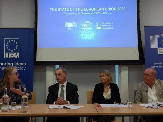 Many thanks to all our excellent panellists for today’s #SOTEU discussion @eurireland. Great analysis and insights @aliceerire @D0Sullivan @BrigidLaffan @JohnOBrennan2