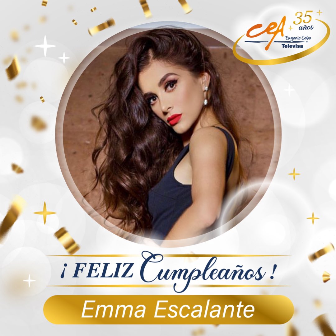 ¡Muchas Felicidades a nuestra actriz egresada <a href="/EmmaEscalante/">Emma Escalante</a> hoy en su cumpleaños le deseamos lo mejor! #TalentoCEA #OrgulloCEA #35AñosCEA #LasEstrellasNacenEnElCEA #felizcumpleaños #HBD