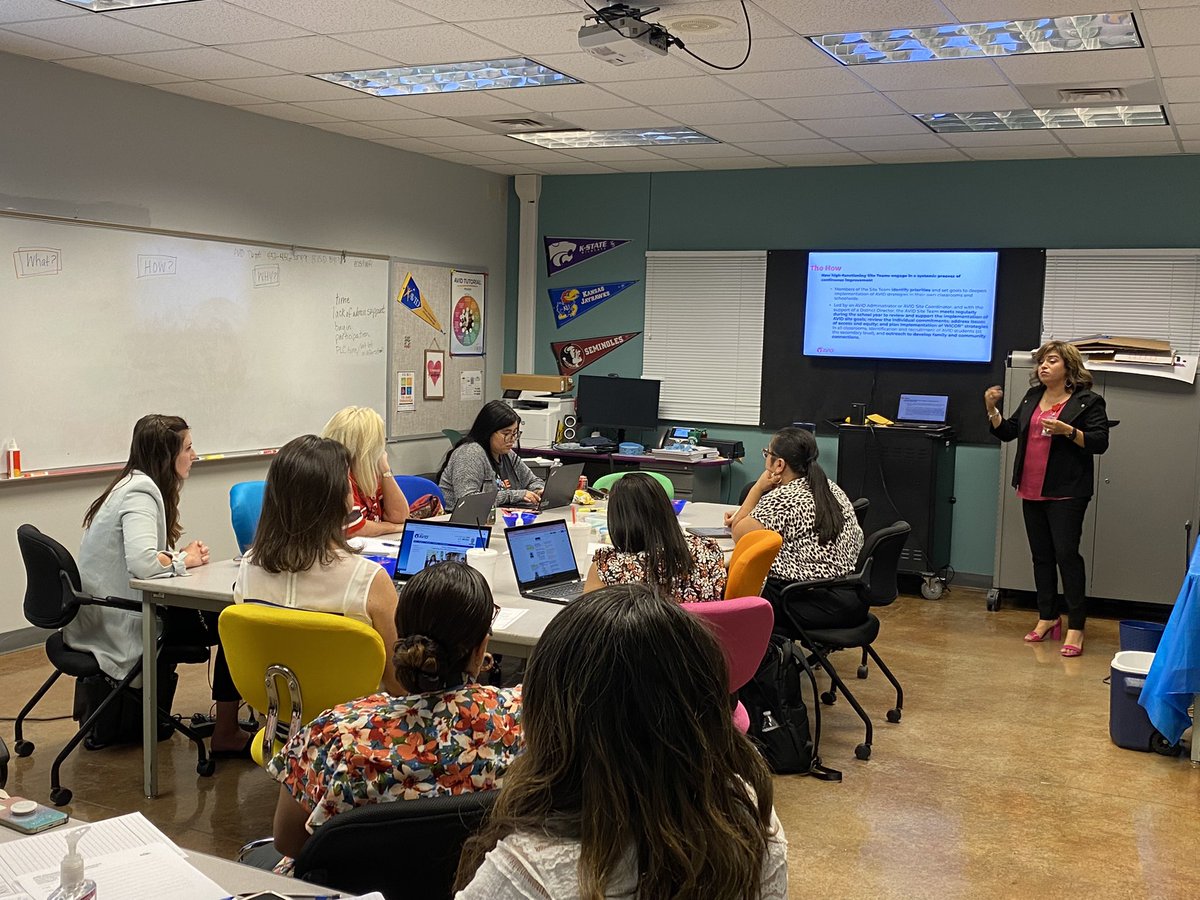 ECISD_AVID4ALL's tweet photo. #ThisIsAVID Elementary coordinator leaders #AVIDRockStars 🌟 learning more to implement and enhance AVID schoolwide! https://t.co/bi3m3VtzLP