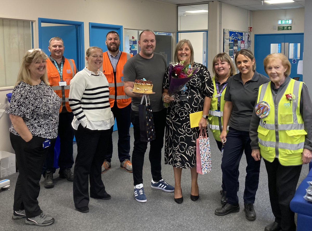 We send all our good wishes to two field Co-op Colleagues who will be leaving us on Friday. It was great to see you both and celebrate your years with Coop and the difference you’ve made. We will miss you 💙