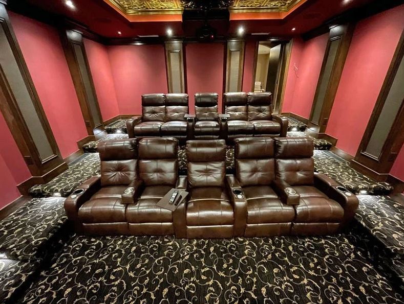 htmarket's tweet photo. HT Design Clark and HT Design Sheffield theater seating were featured on @AVSforum home theater of the month back to back.  For more information on these seats, click through https://t.co/7bzJla6FkK https://t.co/gwbmI5iZFF