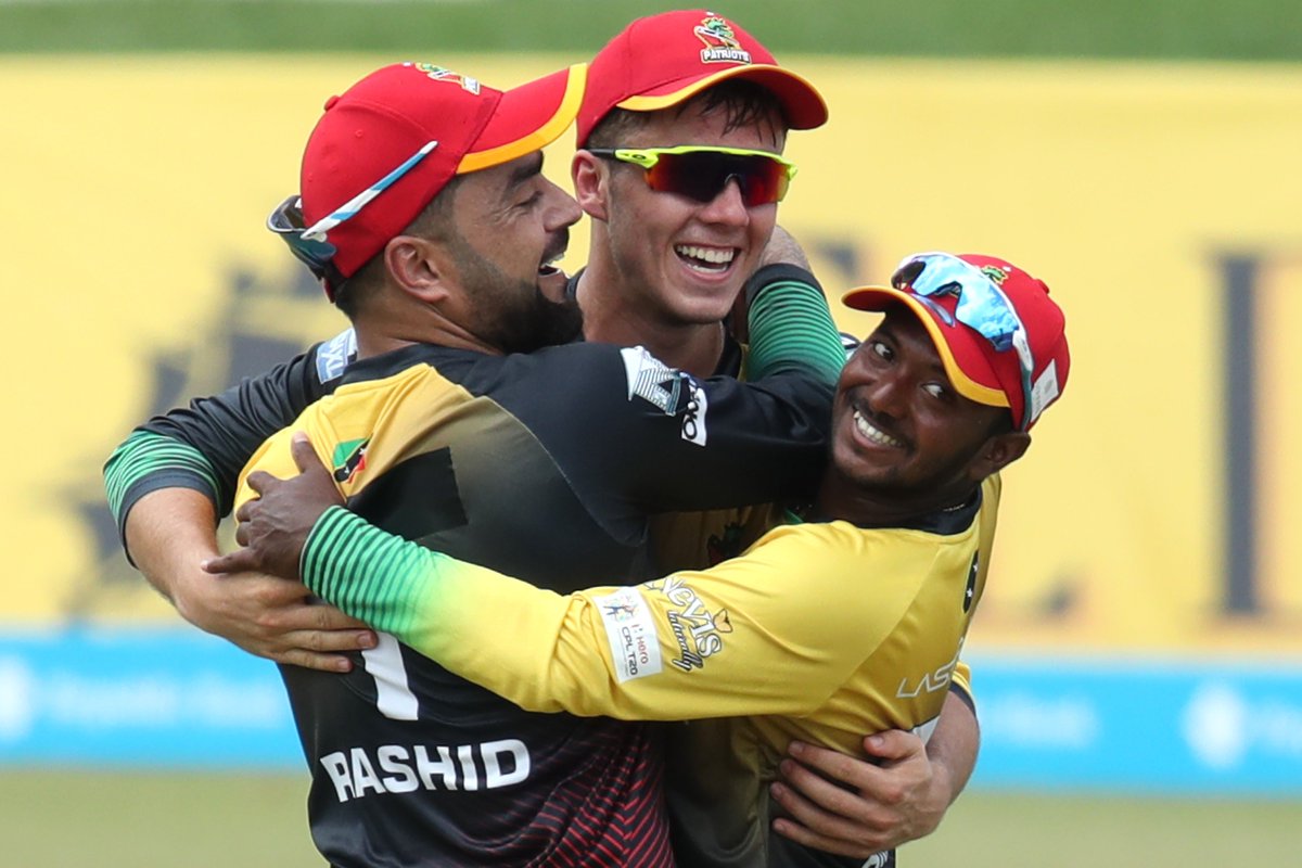 MostlyCricket's tweet photo. Patriots rally to claim second win of the season!

Tallawahs 139/5 
Raymon Reifer 40 (26), Kennar Lewis 24 (17); Rashid Khan 1/2

Patriots 113/2  (12.3/15)
Andre Fletcher 45 (38), Darren Bravo 39 (21); Imad Wasim 1/19

Patriots won by 8 wickets (D/L method) https://t.co/bDnKxSWoLe
