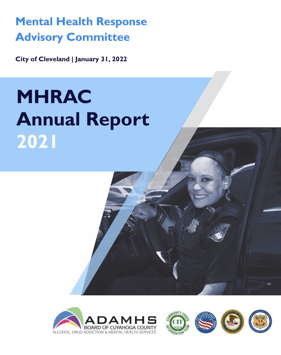 RosiePalfy's tweet photo. MHRAC stands for Mental Health Response Advisory Committee. The City of Cleveland created #MHRAC in Sept. 2015. It was mandated by the consent decree. Get more info here:๐
https://t.co/MNW1RutdHZ #ConsentDecree #PoliceReform https://t.co/Bb1a3l4Xdv